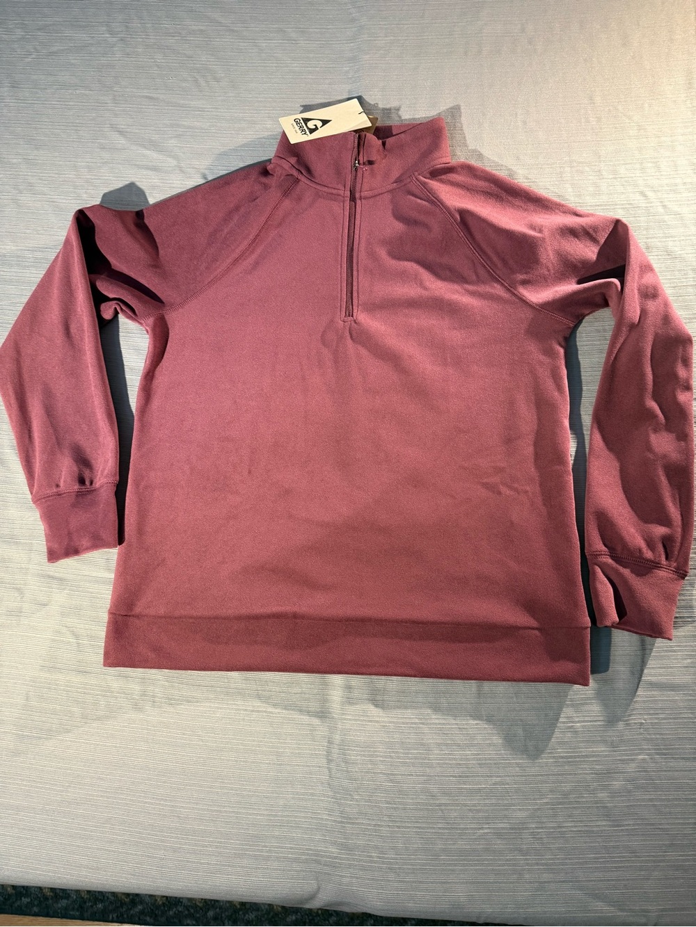Women's Quarter-Zip Utility Jacket in Dusty Mauve